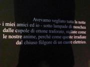 Il chiuso fulgore di un cuore elettrico